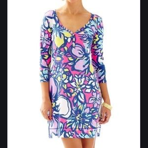 Lilly Pulitzer Palmetto V-Neck T-Shirt Dress Small